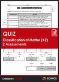Quiz - Classification of Matter (2 Quiz Set)