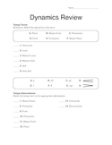 Quiz: Dynamics Terms and Symbols