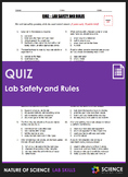 Quiz - Lab Safety and Lab Rules