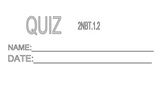 Quiz MAFS 2NBT1.2