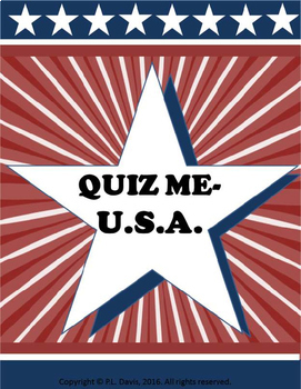 Preview of Quiz Me USA Distance Learning