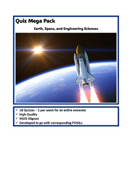Preview of Quiz Mega Pack - Earth, Space, and Engineering Sciences
