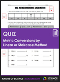 Quiz - Metric Conversions by Linear or Staircase Method