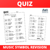 Quiz - Multiple Choice - Music Symbol revision