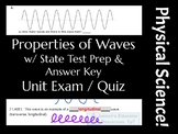 Quiz: Properties of Waves Unit - Physical Science (Answer 