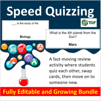 Preview of Speed Quizzing Growing Bundle