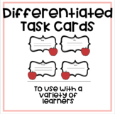 Differentiated Ask Ask Switch Activity Cards to Use With T