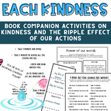 Each Kindness:  activities to teach tolerance/ kindness