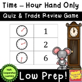 Quiz & Trade Time Game or Flashcards - Hour Hand Only
