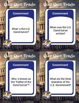 Preview of Quiz Quiz Trade- Government