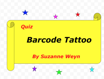 Bar Code Tattoo Teaching Resources | TPT
