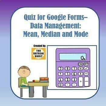 Preview of Quiz for Google Forms - Mean, Median, Mode and Range