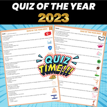 Preview of Quiz of the Year 2023 | 2023 Year in Review Current Events Trivia