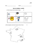 Quiz sur le vocabulaire de la météo - weather vocabulary F