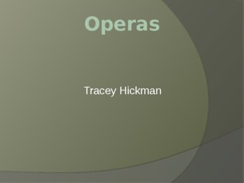 Preview of Quizbowl Study: Famous Operas