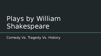 Preview of Quizbowl Study: Shakespeare