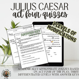 Quizzes: Act 4 of Julius Caesar