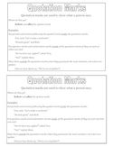 Quotation Mark rules for Composition Notebook