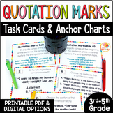 Quotation Marks Activities | Using Quotation Marks Task Ca