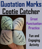 Quotation Marks Activity: 2nd, 3rd, 4th Grade Grammar Games