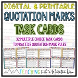 Quotation Marks Task Cards