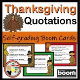 Quotation Marks Boom Cards Thanksgiving Themed Punctuation