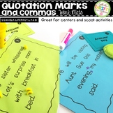 Quotation Marks & Commas Work Mats for Centers & Scoot Act