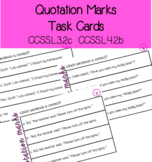 Quotation Marks Task Cards