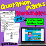 Punctuating Dialogue Worksheets & Teaching Resources | TpT