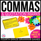 Quotation Marks and Commas | Fourth Grade Grammar Games