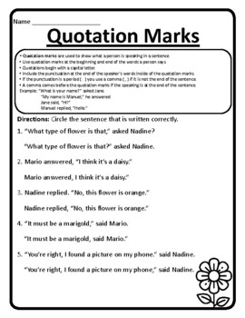 all quotation worksheets quotations practice quotation marks worksheets