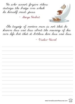 short quotes in cursive writing