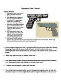 Quote Analysis Activity:  Gun Control