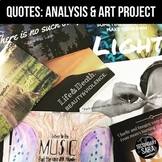 Quote Analysis & Poster Project: Showing Meaning in Literature