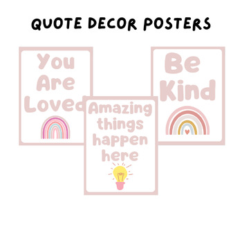 Quote Decor Posters By Lovely Littles 