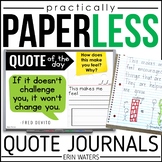 Quote Journal Prompts - 104 Projectable Paperless Writing Prompts