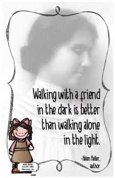 Preview of Quote Poster with Helen Keller