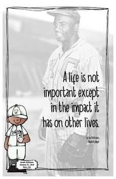 Quote Poster with Jackie Robinson by Moffat's Travels