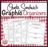 Quote Sandwich Worksheets & Teaching Resources | TpT