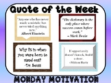 Quote of the Week/Motivational Monday