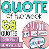 Quote of the Week Posters | Social Emotional Learning | Bu