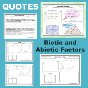 abiotic and biotic factors