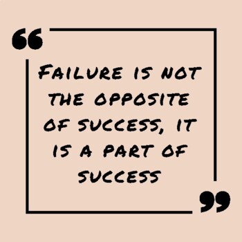 Quotes about Failure and Mistakes by Miss Balaam Teaches | TpT