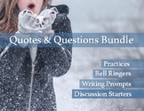 Quotes & Questions Bundle: Discussion Starters, Journal Pr