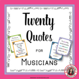 Music Quote Posters