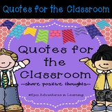 Quotes for the Classroom Bright Colors