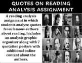 Quotes on Reading Analysis Assignment