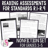 R.1 - R.9 All Standards Nonfiction Reading Assessments  - 