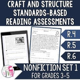 R.4, R.5, R.6 Nonfiction Craft Standards-Based Reading Ass