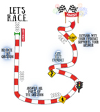 R.A.C.E. Race Track Graphic
